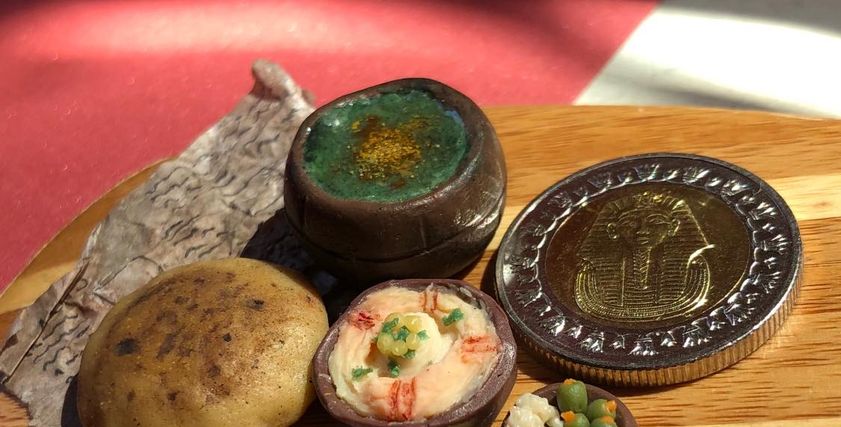 لينا أسامة تبدع فن فن المصغرات