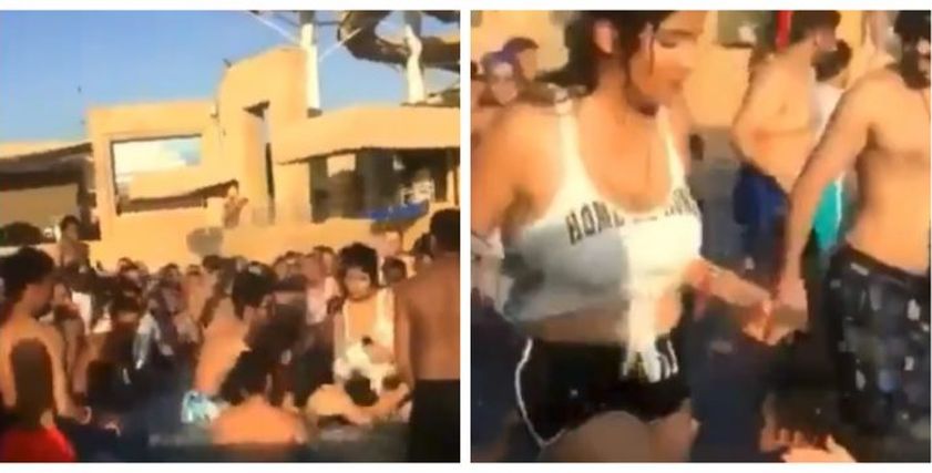 جدل حول واقعة تحرش مجموعة من الشباب بفتاة في مسبح مائي بالبحرين