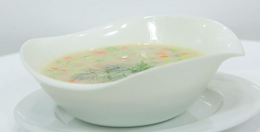 شوربة الشوفان بالخضار