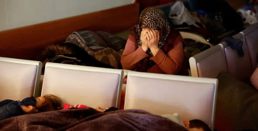 إحدى ضحايا الزلزال