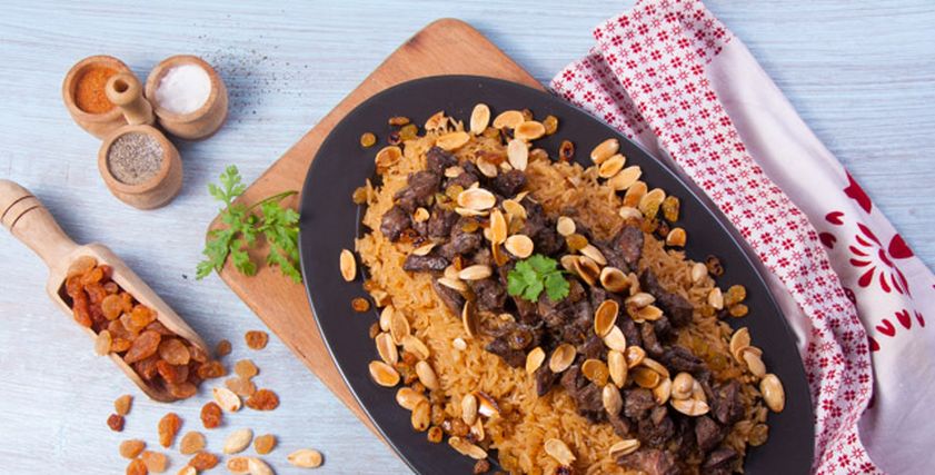 أرز بالكبد والقوانص