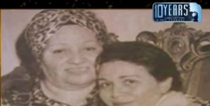 إلهام شاهين ووالدتها