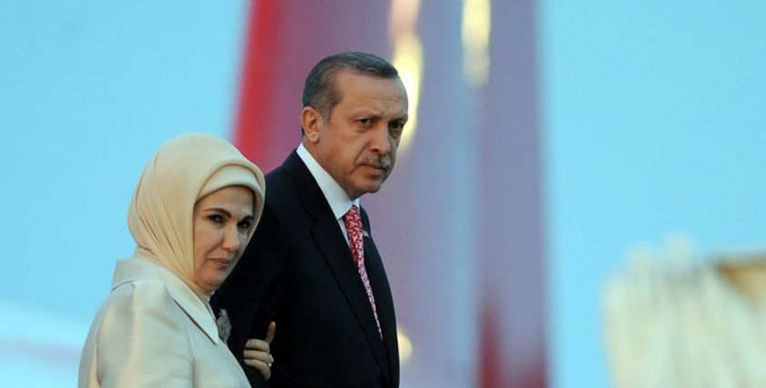 أردوغان وزوجته