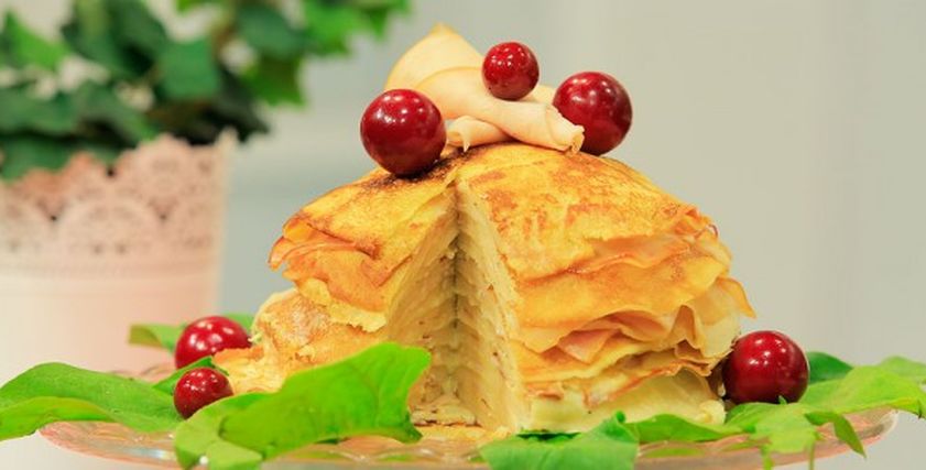 تارت كريب بالجبنة