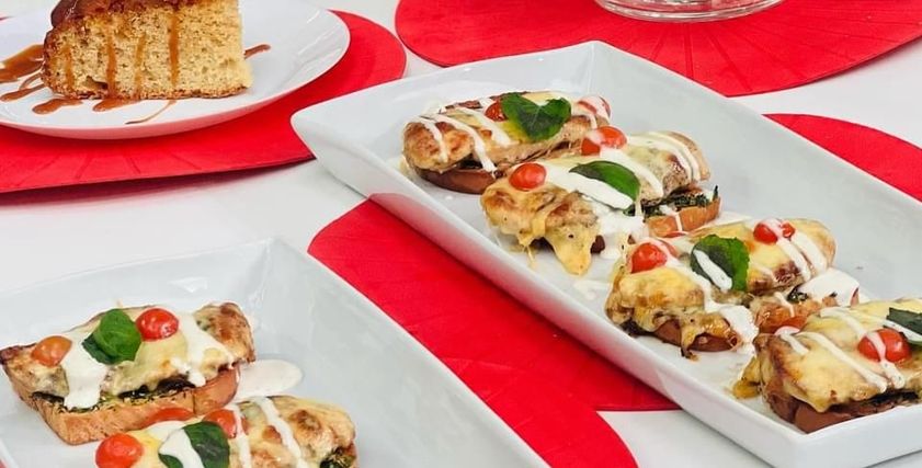 دجاج مشوي بصوص الرانش اللذيذ