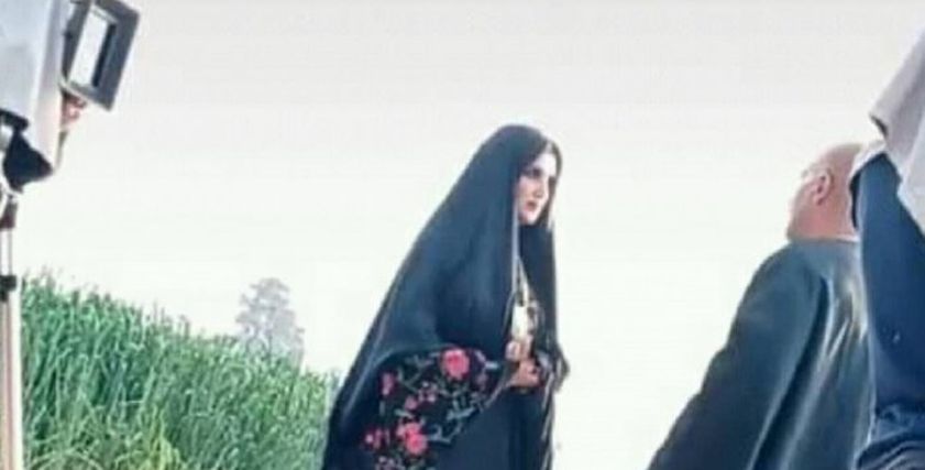 مشهد لقاء أحمد السقا ومي عمر في نسل الأغراب