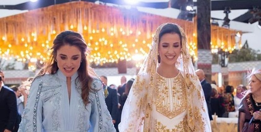 الملكة رانيا عبدالله والأميرة رجوة
