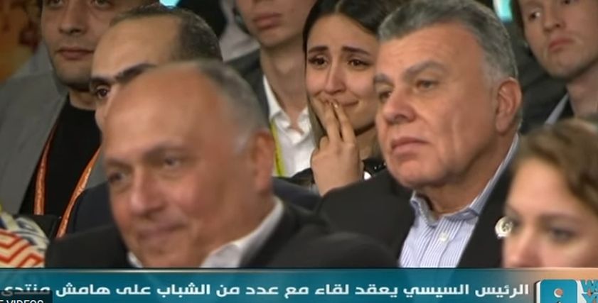 الشابة الكردية بعد رد الرئيس السيسي على سؤالها