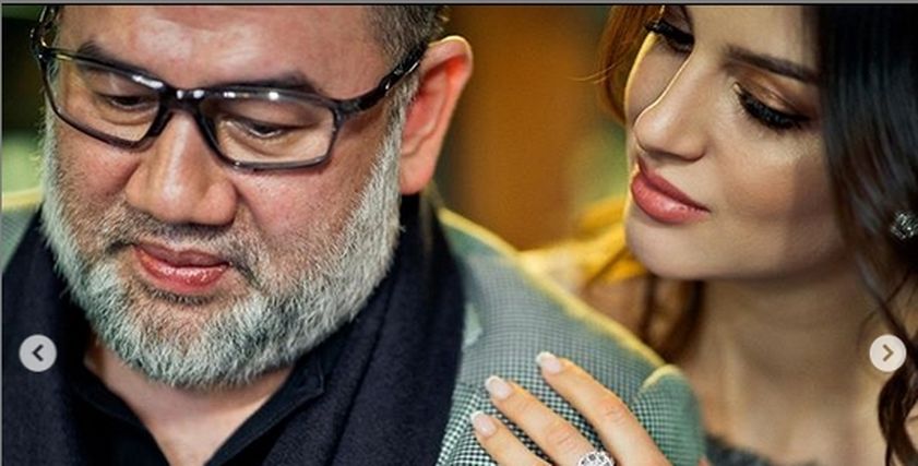 السلطان محمد الخامس وملكة جمال روسيا السابقة