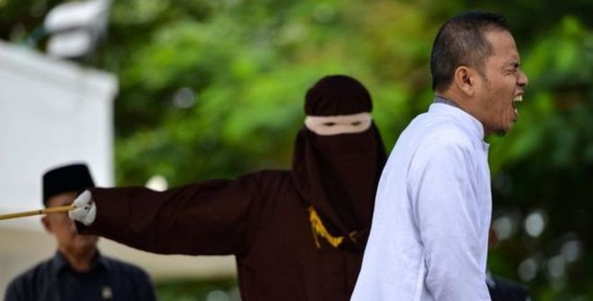 عقوبة الجلد في إندونيسيا