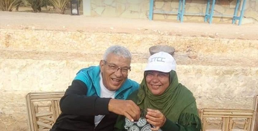 الزوجان محمد وابتسام