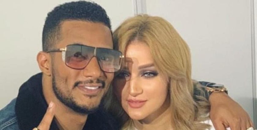 محمد رمضان وزوجته نسرين