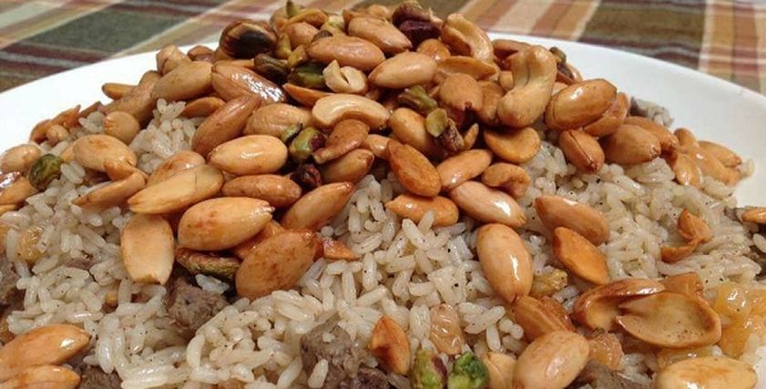 أرز خلطة بالمكسرات