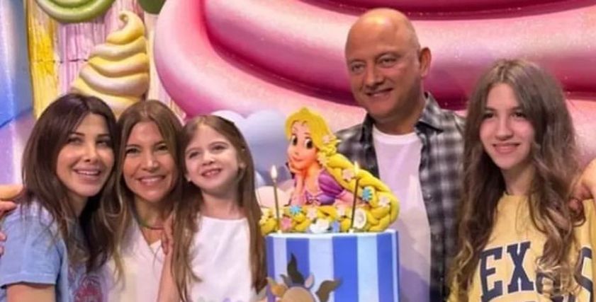 احتفال نانسي بعيد ميلاد طفلتها ليا