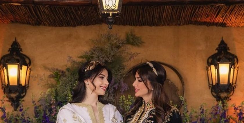 زوجة عاصي الحلاني بالقفطان المغربي