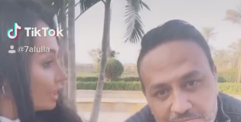 حلا شيحة وخالد سرحان 