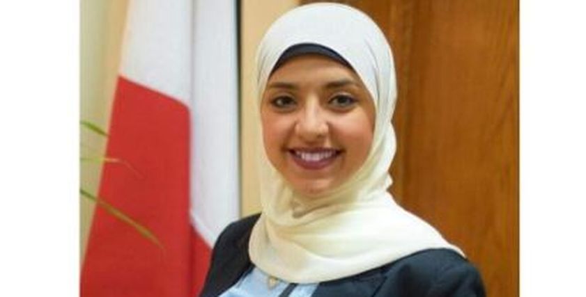 نادين ايهاب تمثل الجامعة الكندية أمام وزير الشباب والرياضة