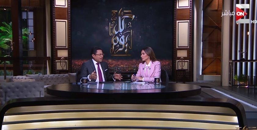 الإعلامية بسمة وهبة والإعلامي خالد أبو بكر