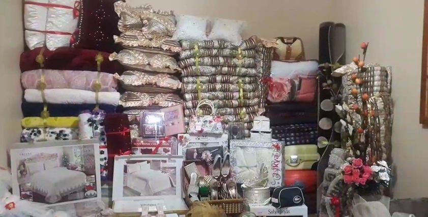 جهاز العروسة يشمل المفروشات وغيرها 