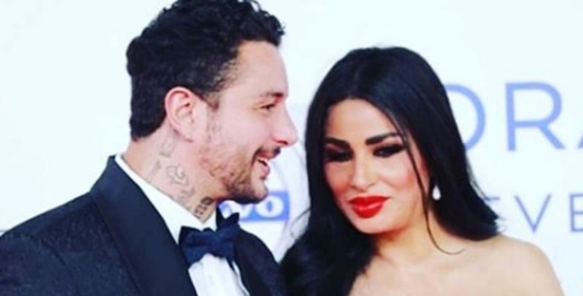 أحمد الفيشاوي وزوجته