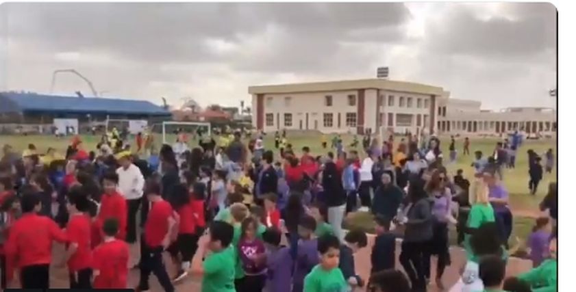 بالفيديو|  رقص طلاب