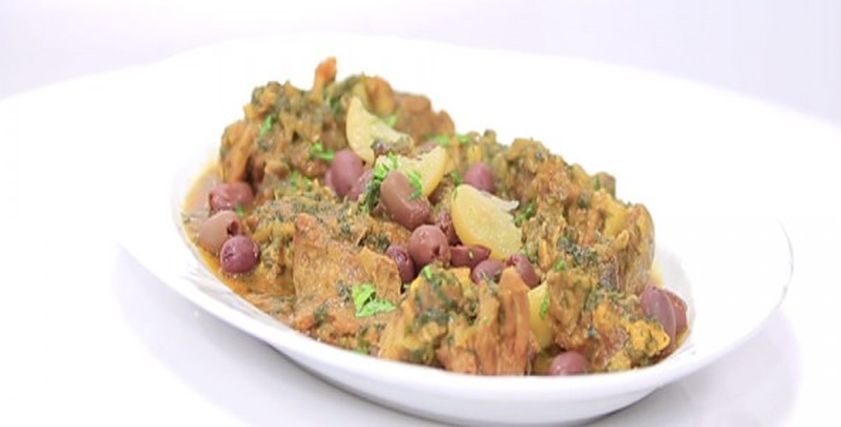 طاجن اللحم بالبقدونس