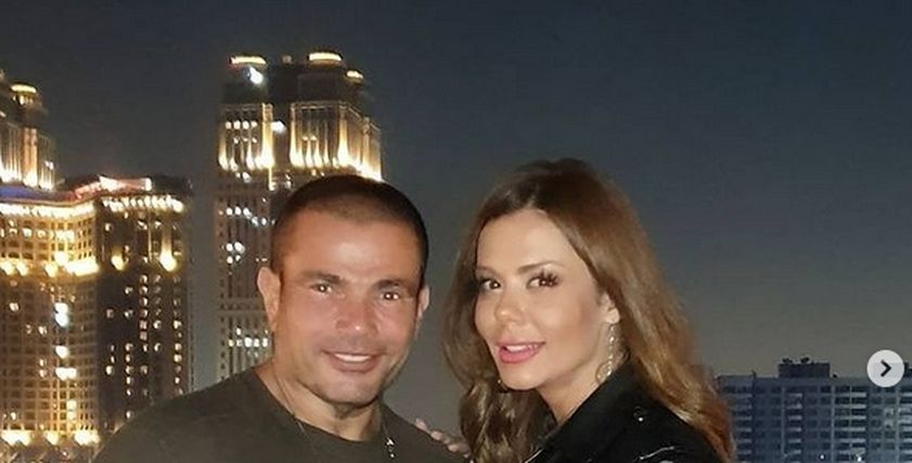 عمرو دياب وإيمي سالم