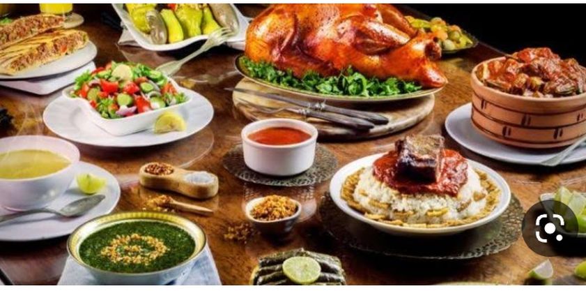 قائمة آكلات شهر رمضان