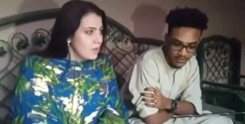 بالفيديو| أمريكية تعتنق الإسلام للزواج من سوداني