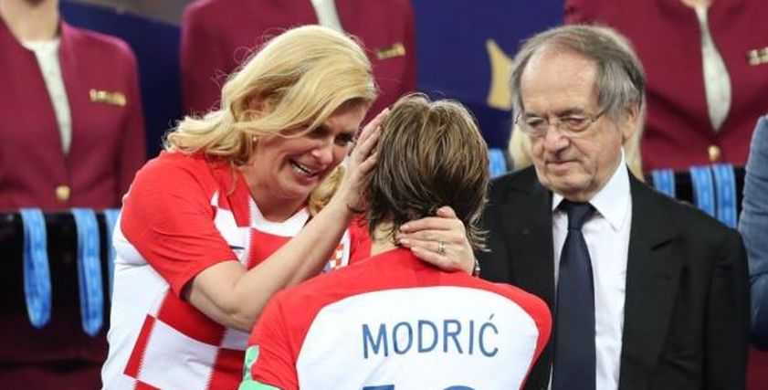 مودريتش ورئيسة كرواتيا 