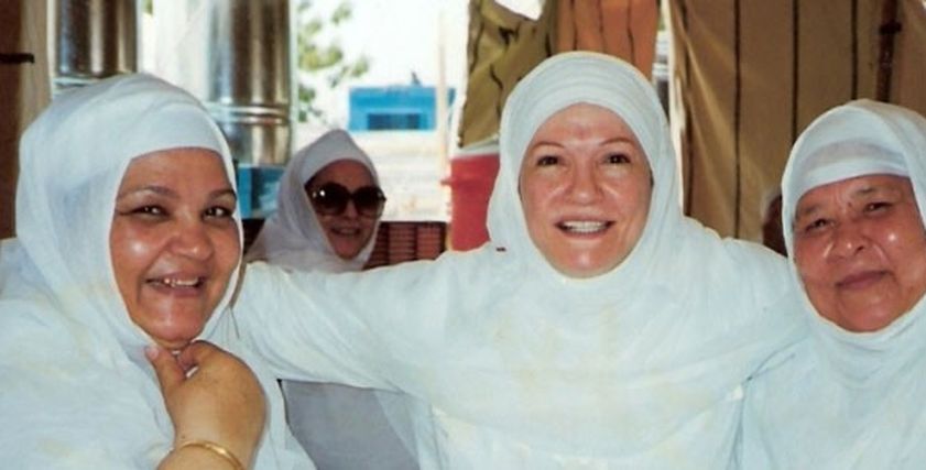 الفنانة شادية في الحج