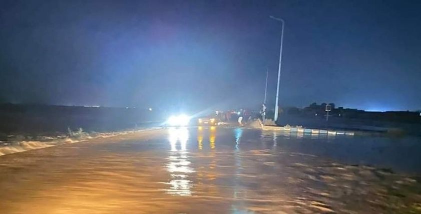 الأمطار في مرسى مطروح