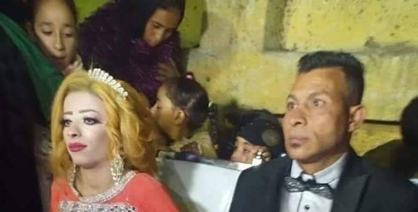 مشهد من حفل خطبة هدير محمد الشهيرة بـ