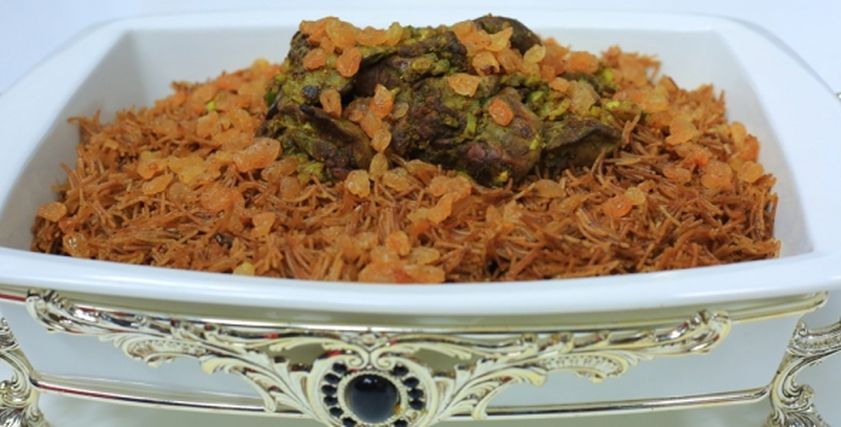 طريقة عمل شعرية محمرة بالكبدة