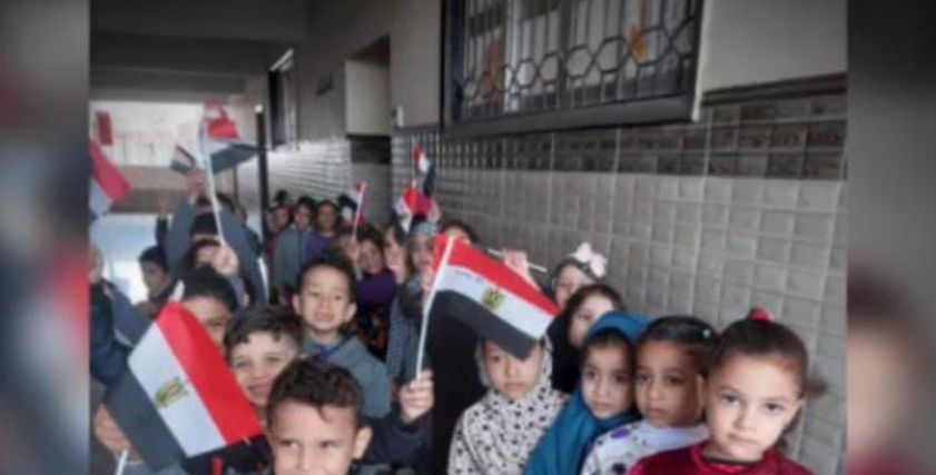أطفال مدرسة ههيا بالشرقية