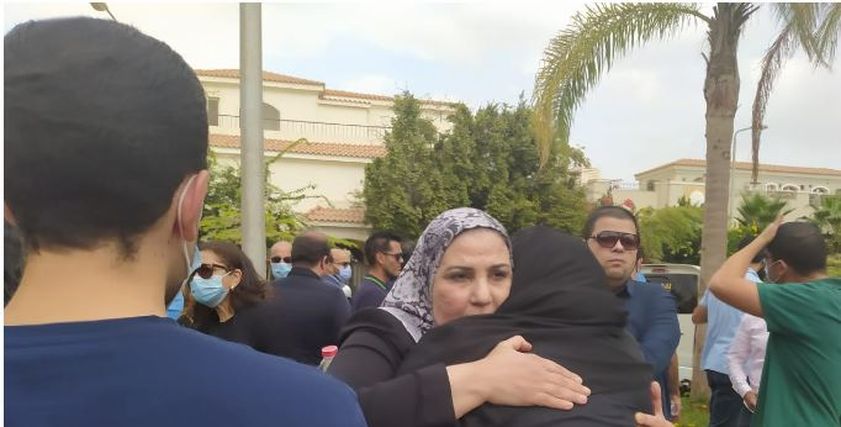 وزيرة التضامن الاجتماعى تقدم واجب العزاء في وفاة فرخندة حسن