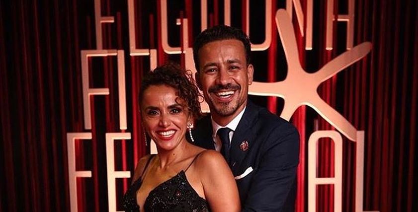 علا رشدي وزوجها أحمد داوود