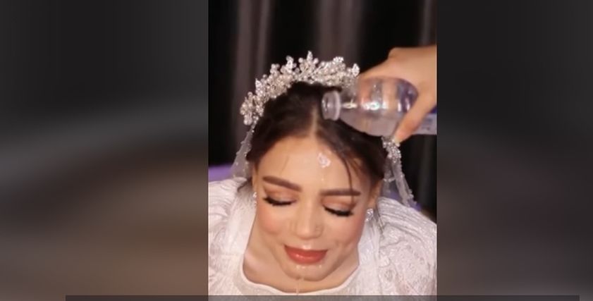 عروس يوم زفافها