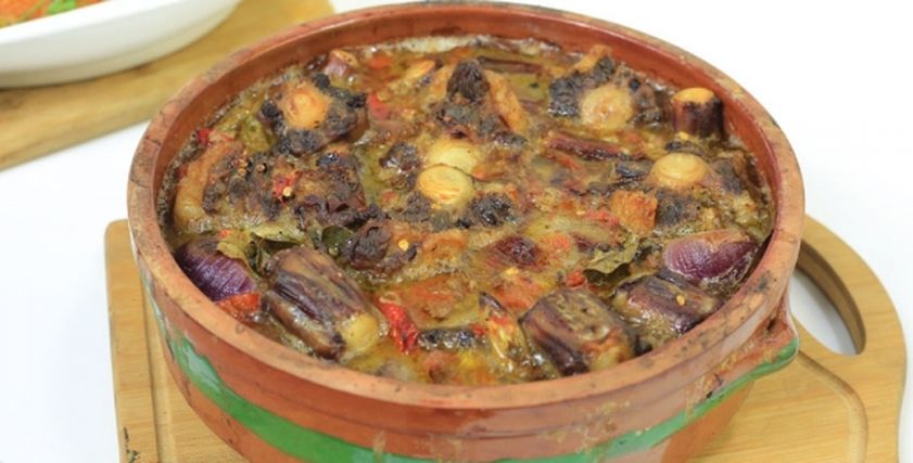 طاجن عكاوي بالبصل