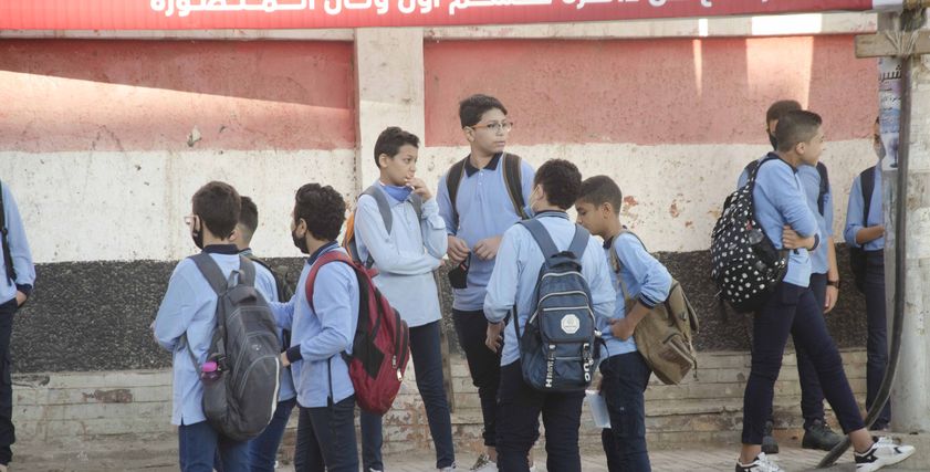 طلاب بالمدرسة .. صورة أرشيفية