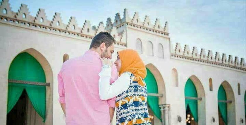 جلسة تصوير شاب وفتاة في الحاكم بأمر الله