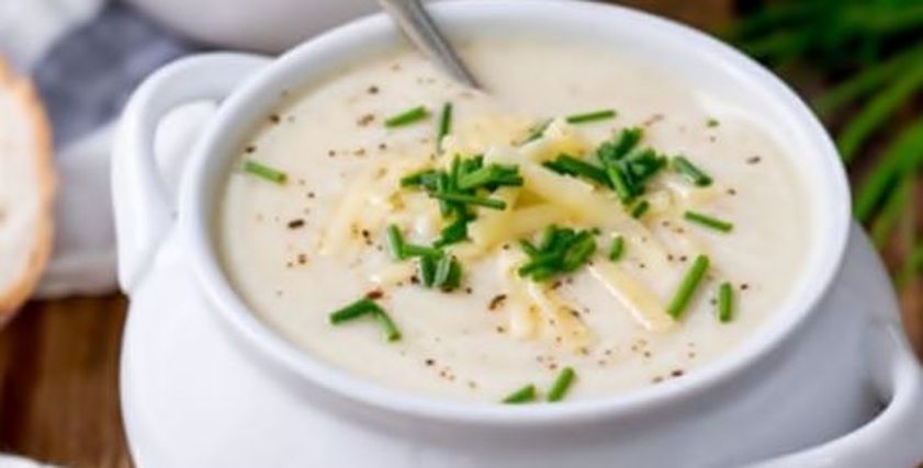 طريقة تحضير شوربة القرنبيط الكريمي