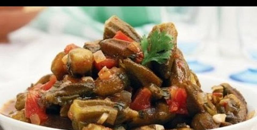 طبق بامية دايت