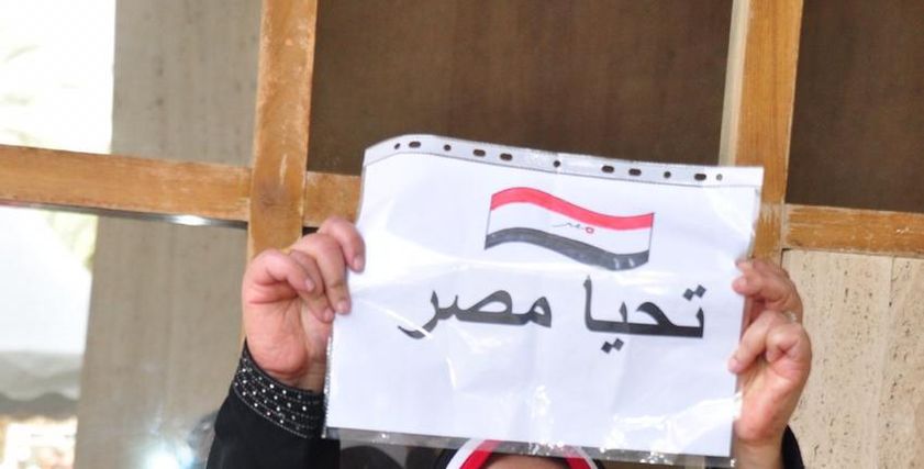 سيدات مصر يشاركن في الاستفتاء على التعديلات الدستورية