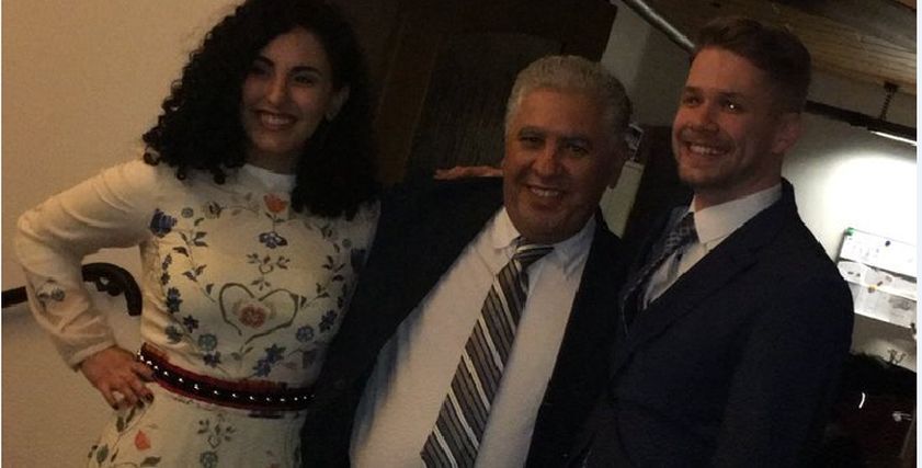 محمد المهنا وابنته