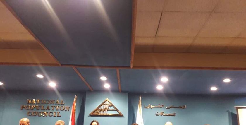 عمرو حسن أثناء المؤتمر