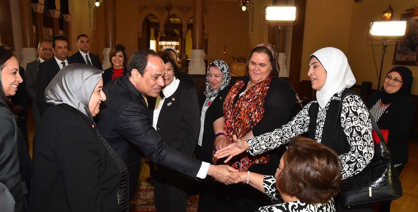 صورة أرشيفية للرئيس في احدى المؤتمرات