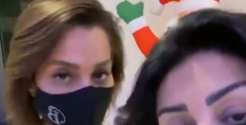 بسمة وهبة ووفاء عامر