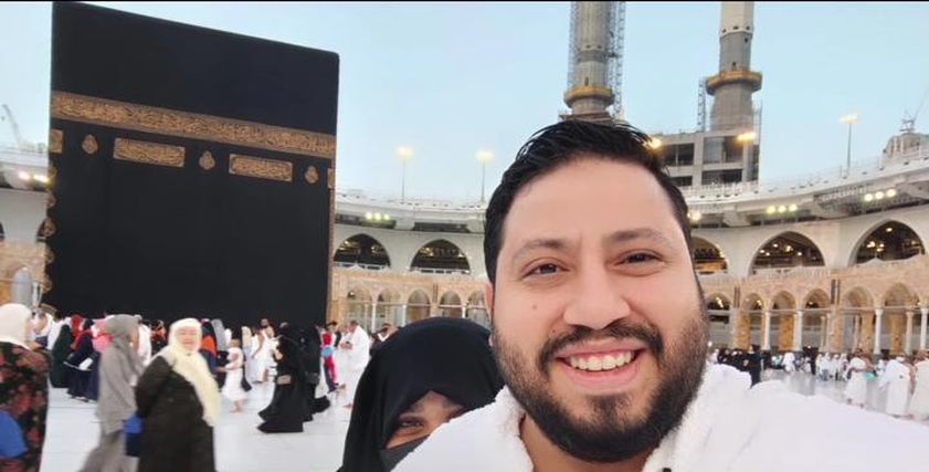 محمد كارتر وزوجته شيماء سيف