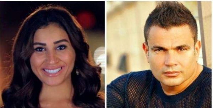عمرو دياب ودينا الشربيني